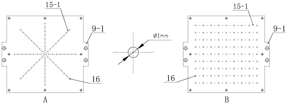 Evaluation device and method for complex flow regime and heat transfer effect of swirling impinging jet