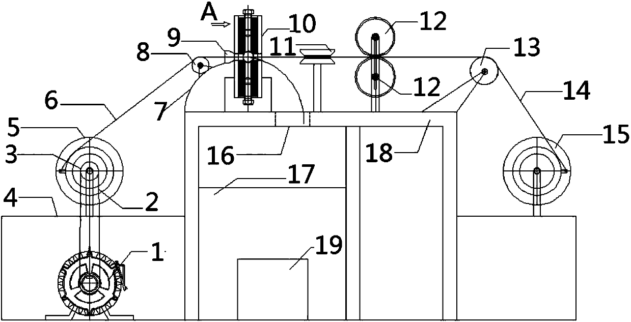 Waste electric wire stripping and core taking device