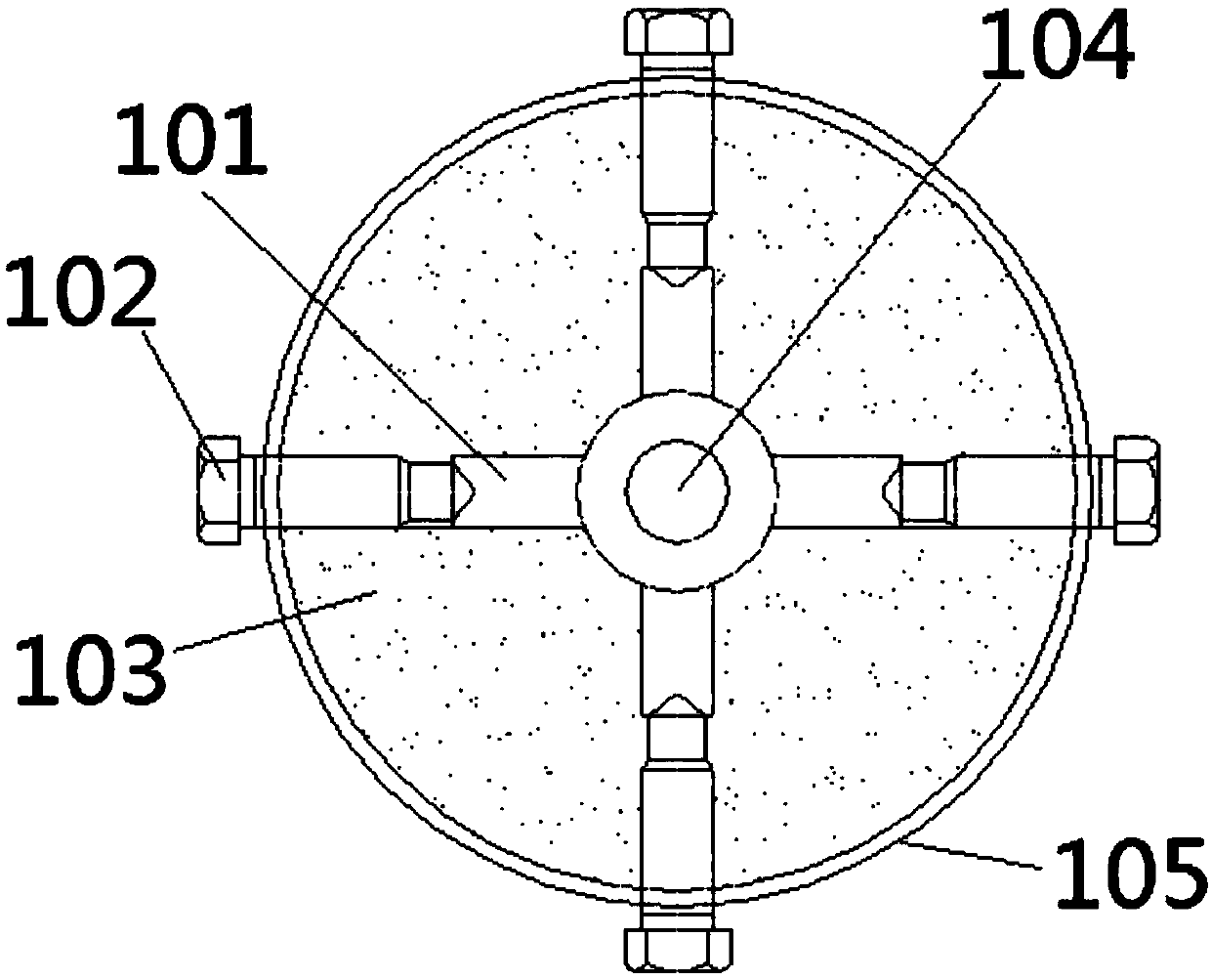 Waste electric wire stripping and core taking device