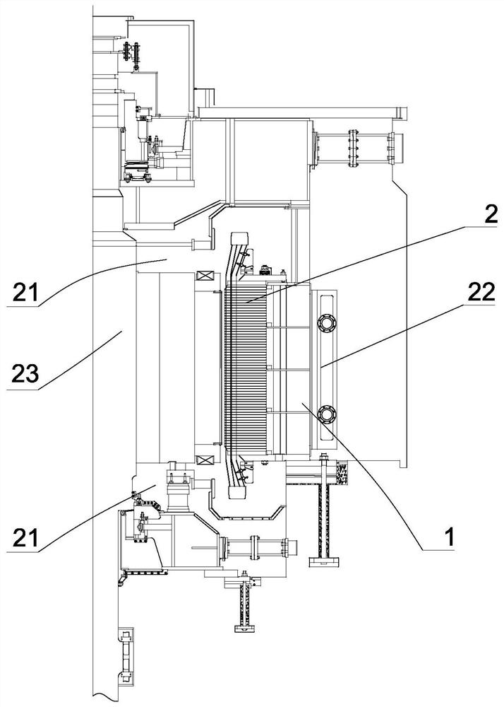 A control method for the heat dissipation system of a large-capacity generating set