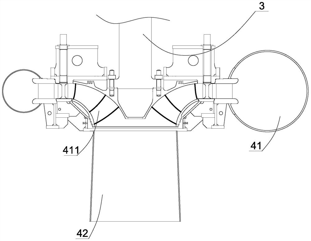 A control method for the heat dissipation system of a large-capacity generating set