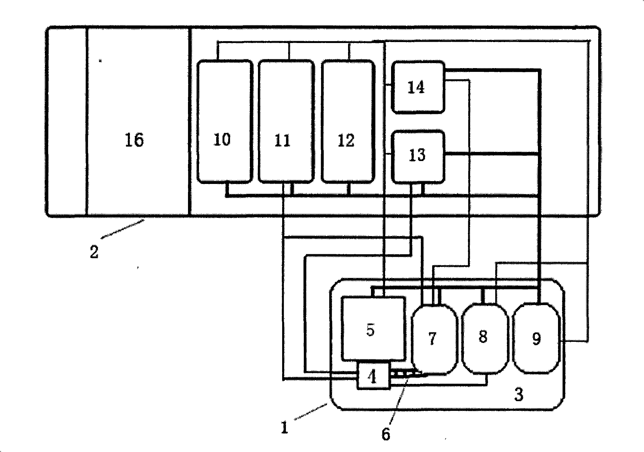 On-line laser machining apparatus for strengthening and toughening treatment of steel rail surface