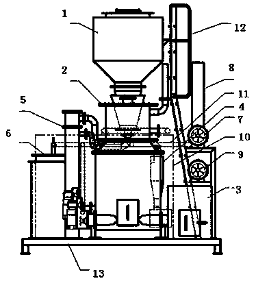 Integrated downdraft biomass gasification power generation system and method