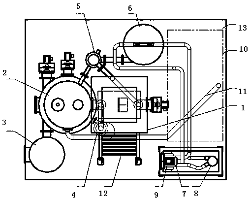 Integrated downdraft biomass gasification power generation system and method