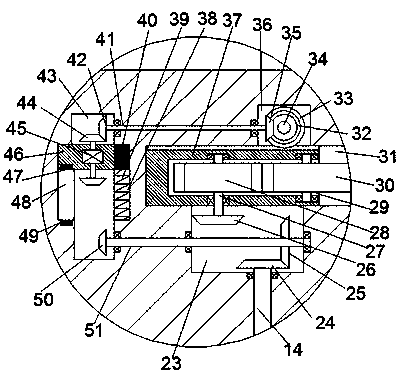 Stirring device for compound cement-based permeable crystallization type waterproof material