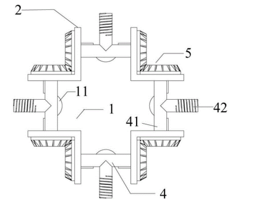 Connection joint for ensuring synchronous movement of rod pieces