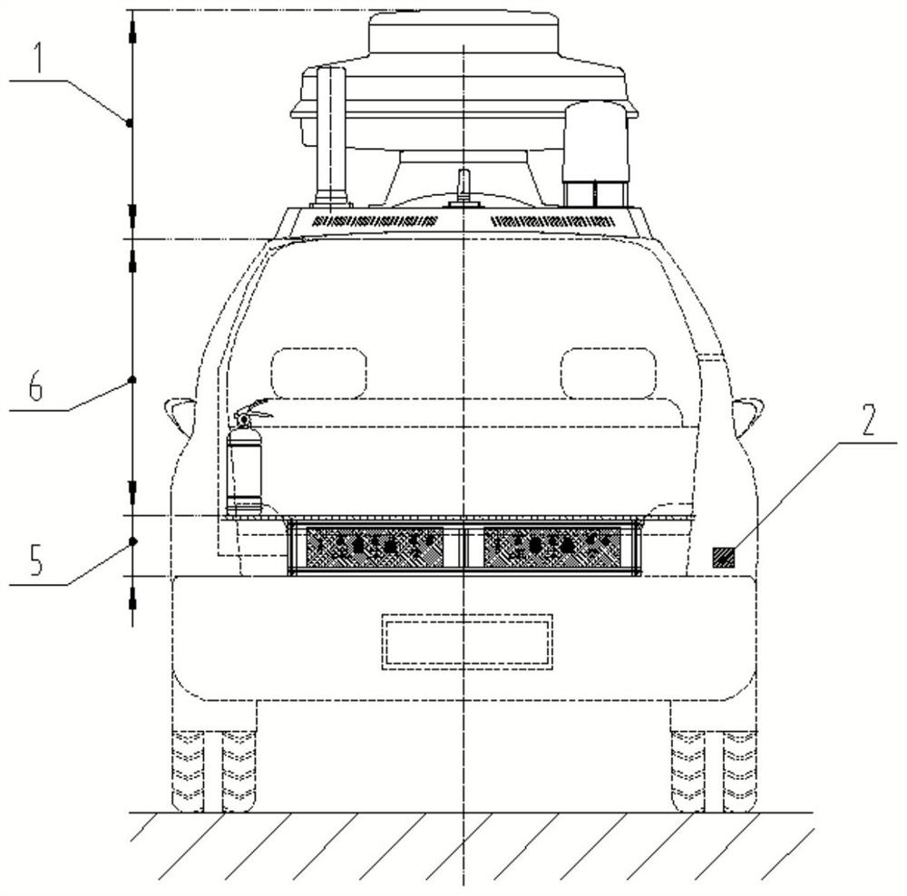 Refitting method of radio monitoring special vehicle