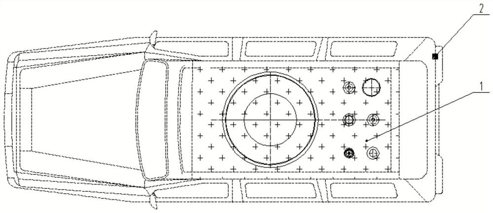 Refitting method of radio monitoring special vehicle