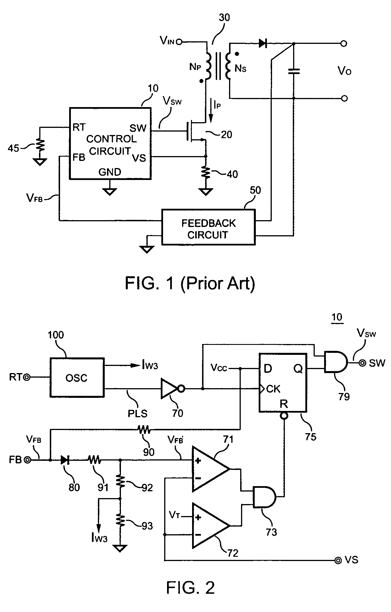 Frequency hopping control circuit for reducing EMI of power supplies