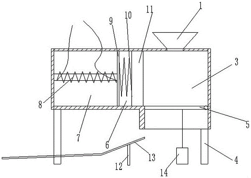 Magnetically-driven leftover extruder