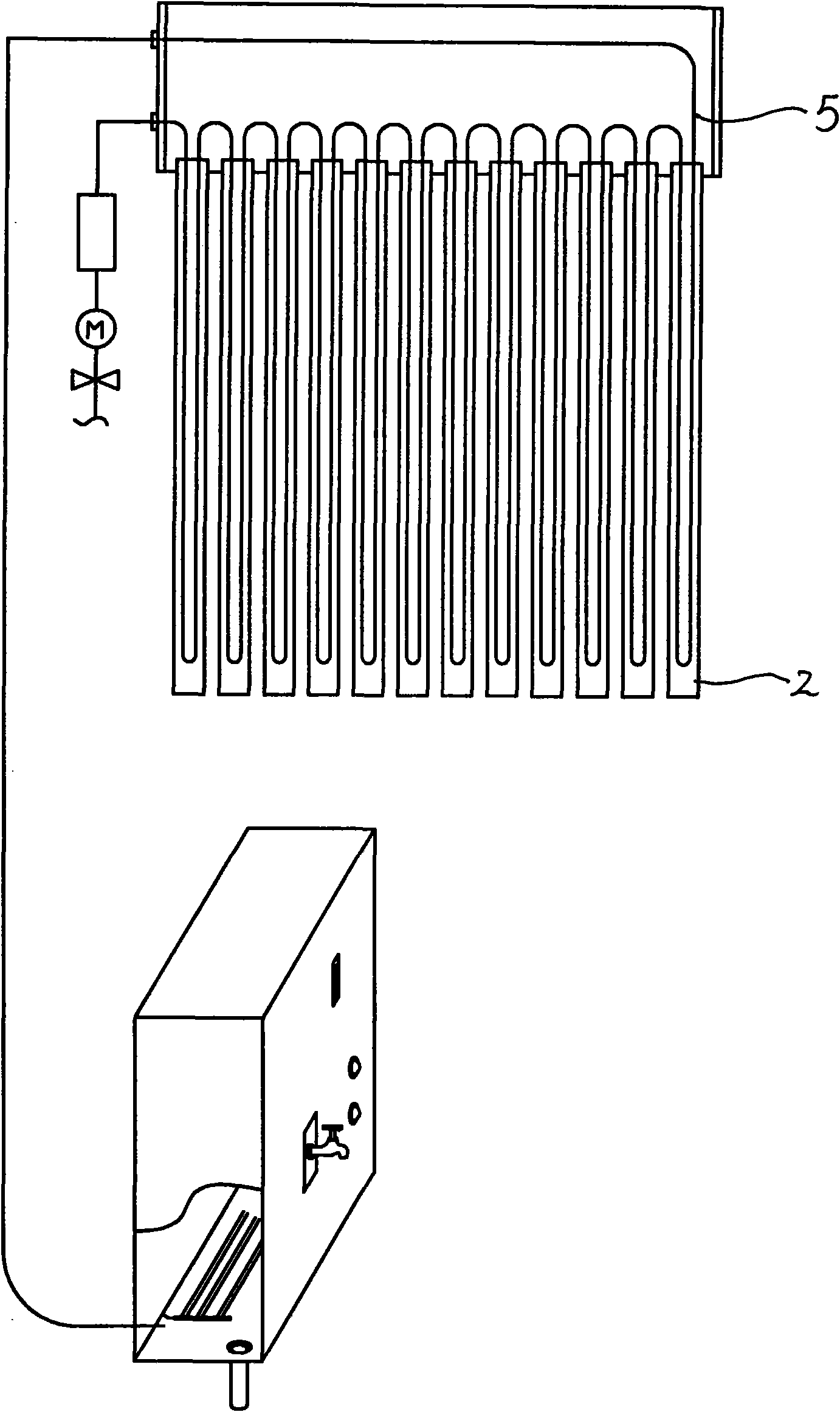 Solar-powered water boiler