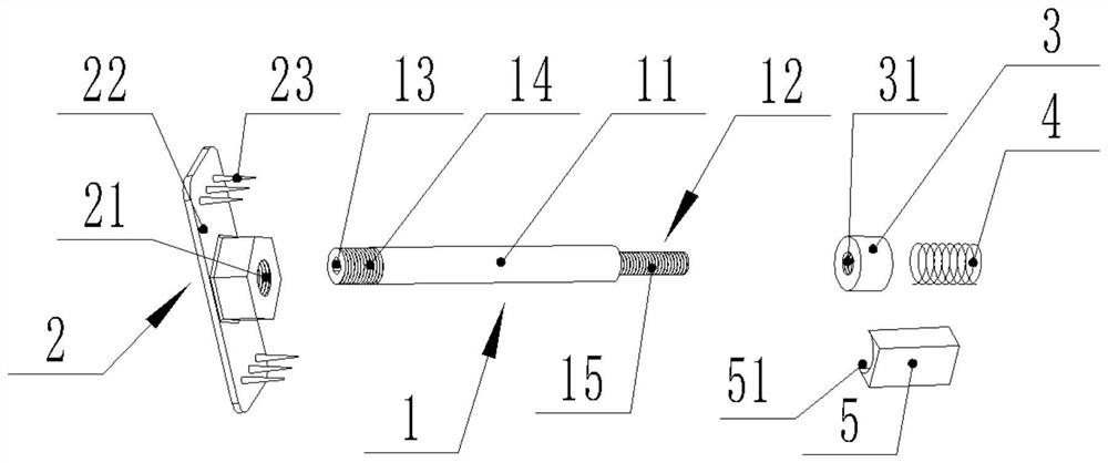 Corrosion-resistant fixing screw capable of improving three-dimensional splicing strength of plates and using method