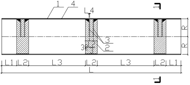 Steel-pipe-insertion local strengthening trenchless repair method for drainage pipeline with large pipe diameter