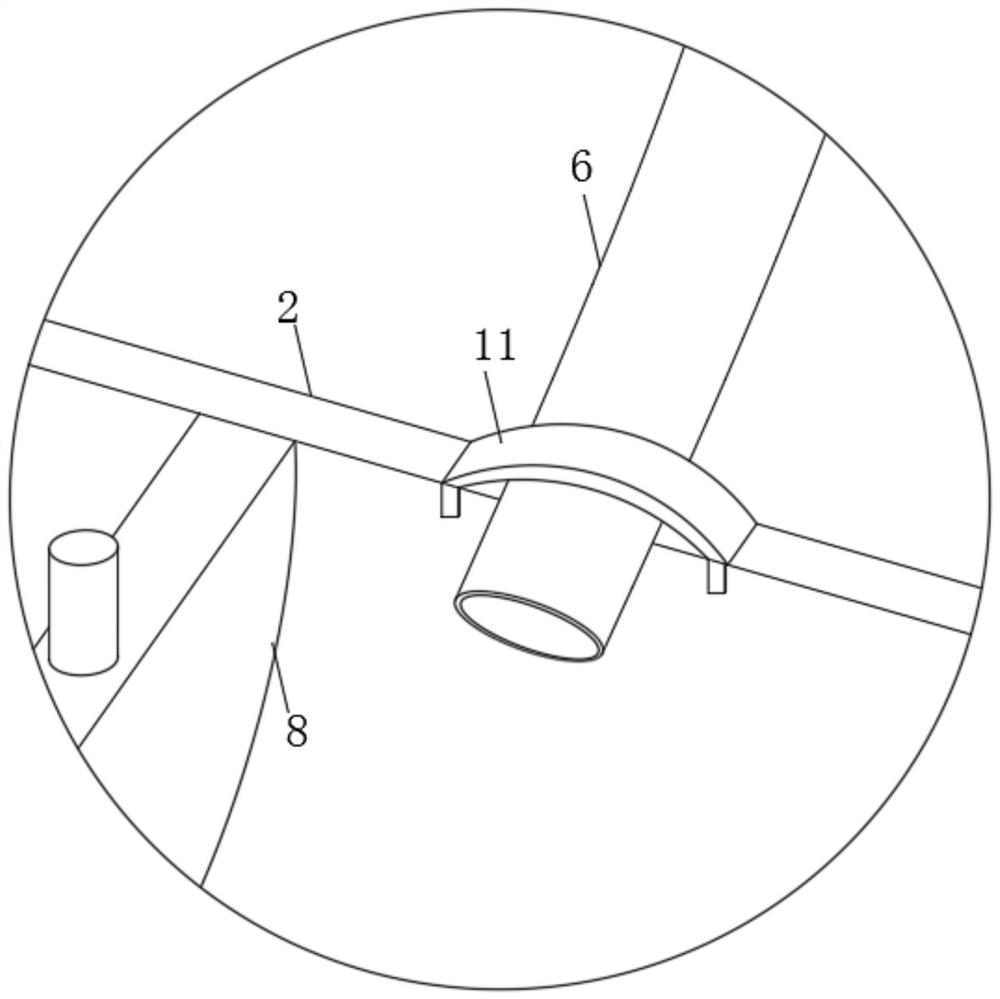 Water feeding device for poultry breeding