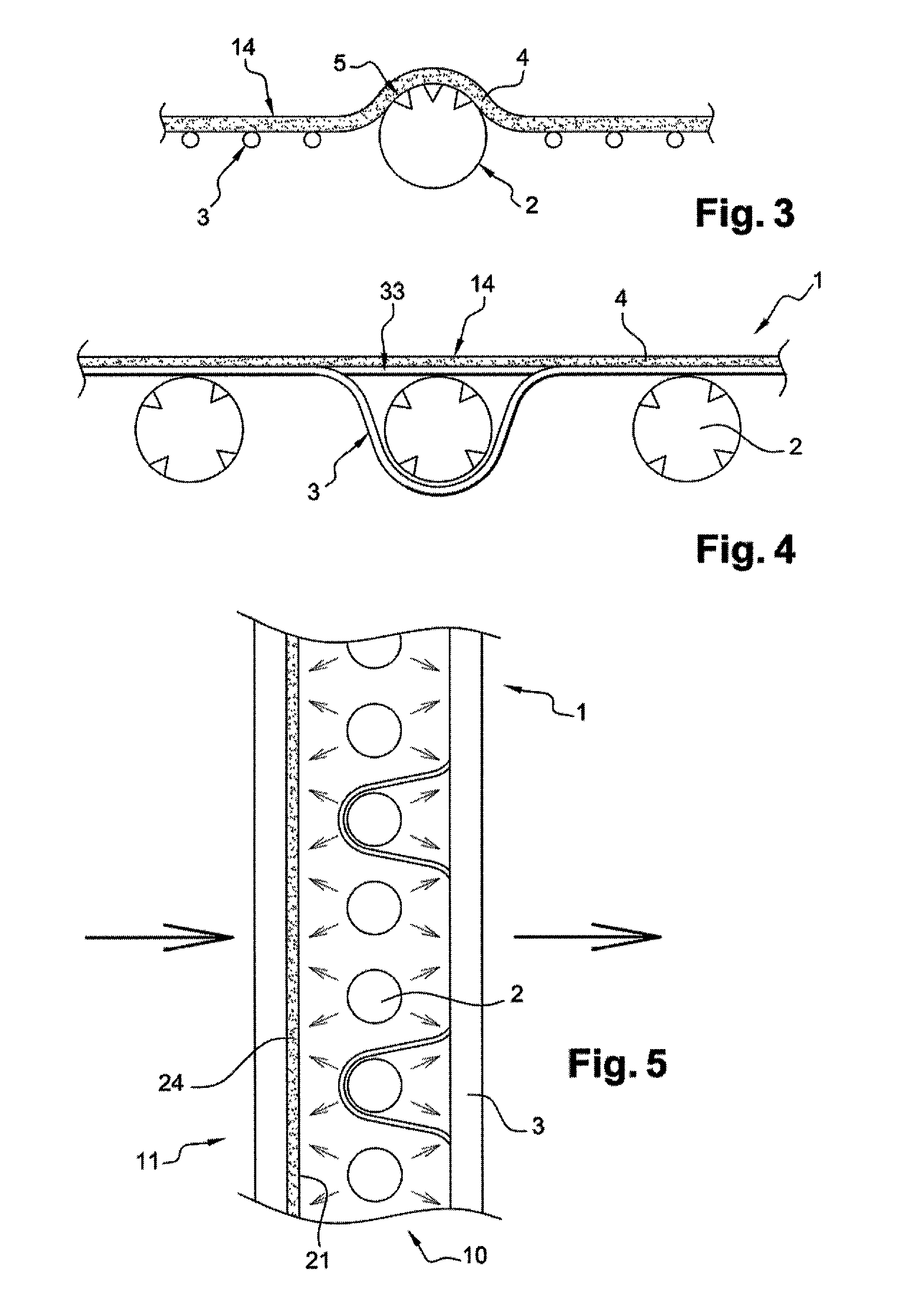 Fabric web having photocatalysis-based pollution control properties