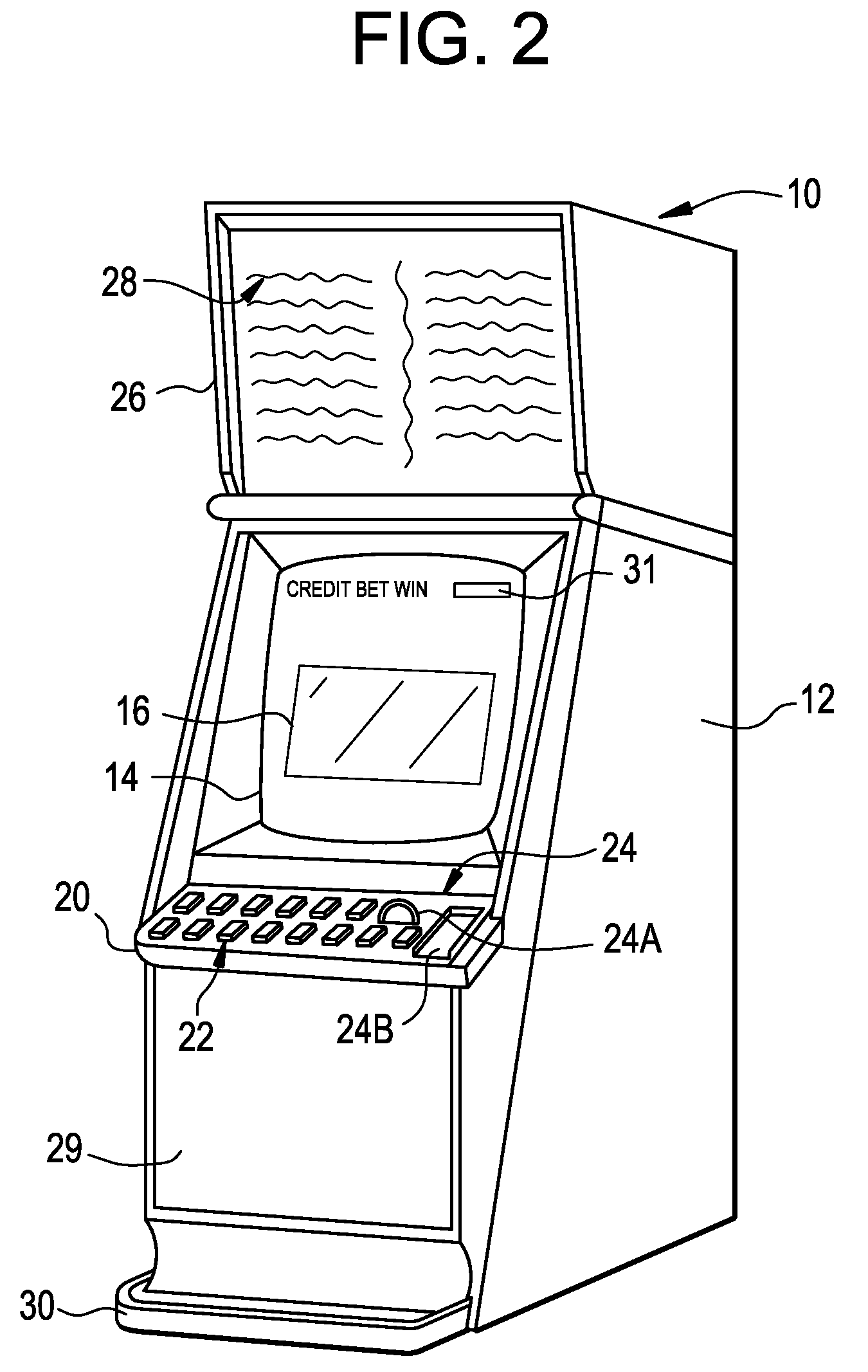 Game controller, system and method of gaming