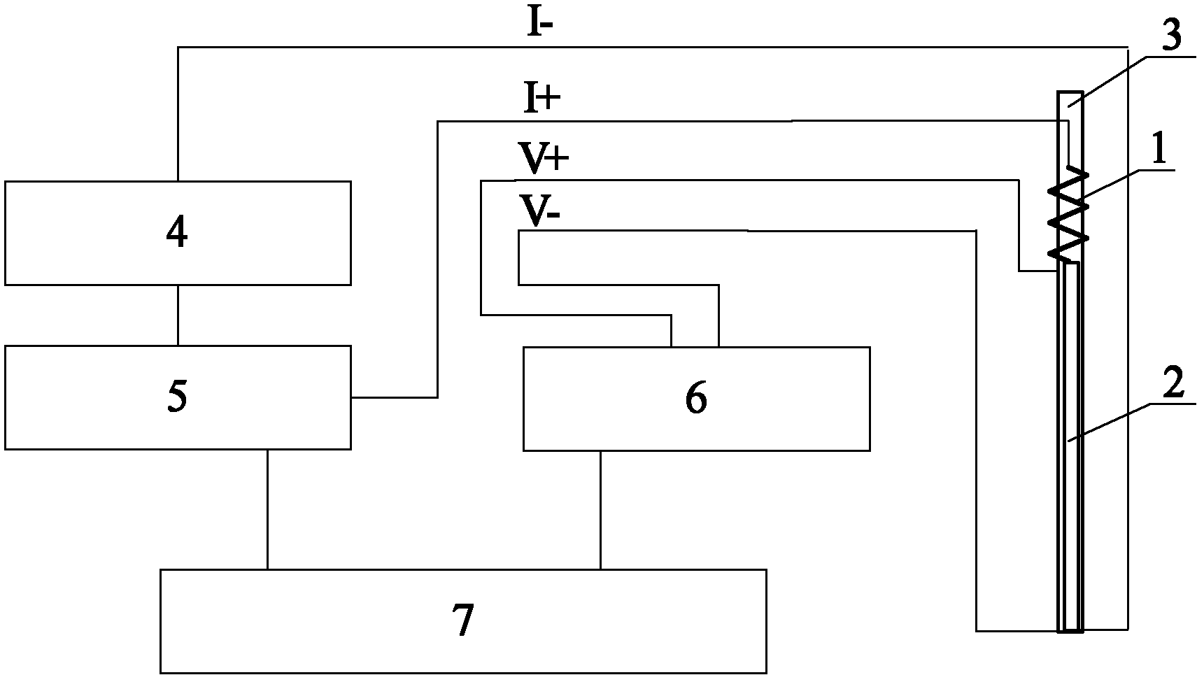 Time-sharing power supply control system for liquid helium level gauge