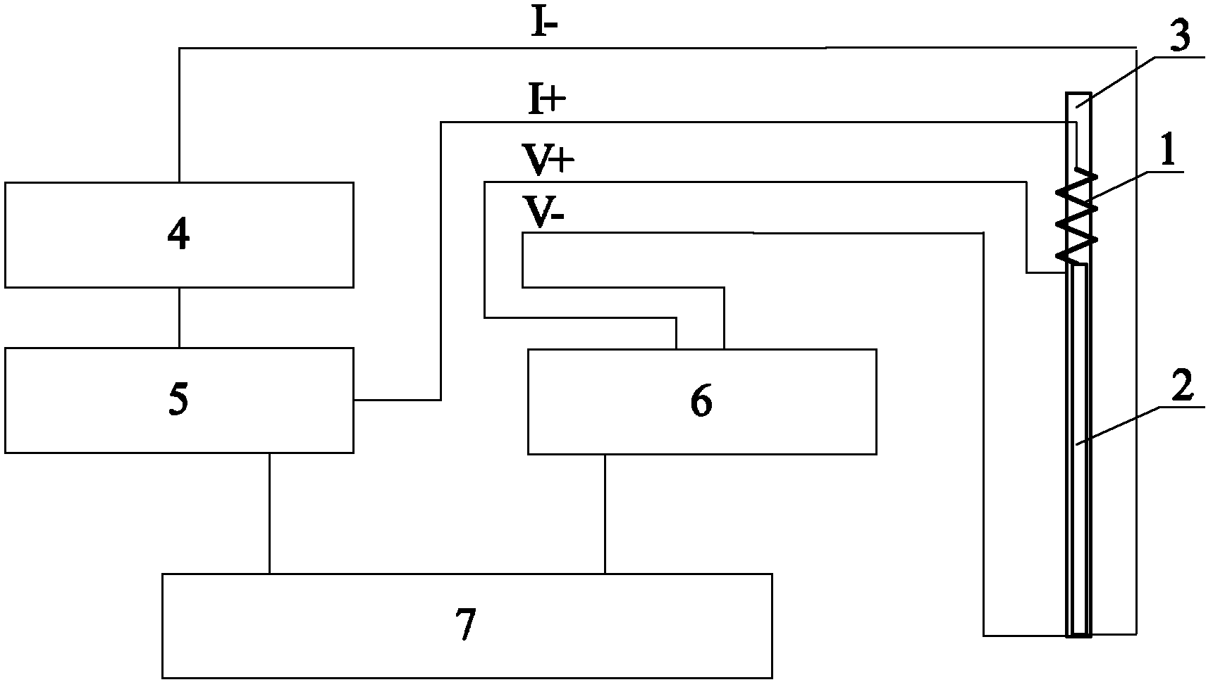 Time-sharing power supply control system for liquid helium level gauge