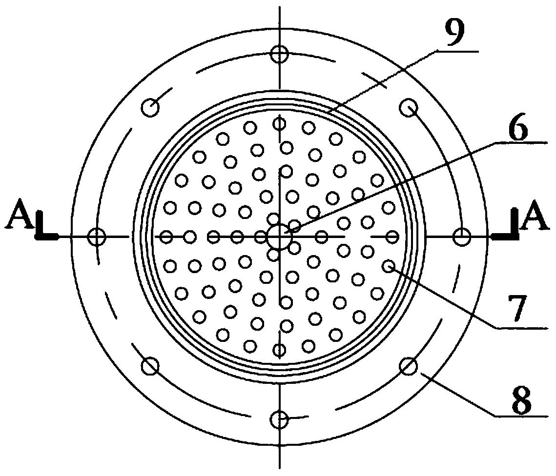 Gas shower device