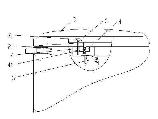 Detector for detecting pressure and whether cover is closed in place of electric pressure cooker