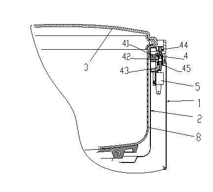 Detector for detecting pressure and whether cover is closed in place of electric pressure cooker