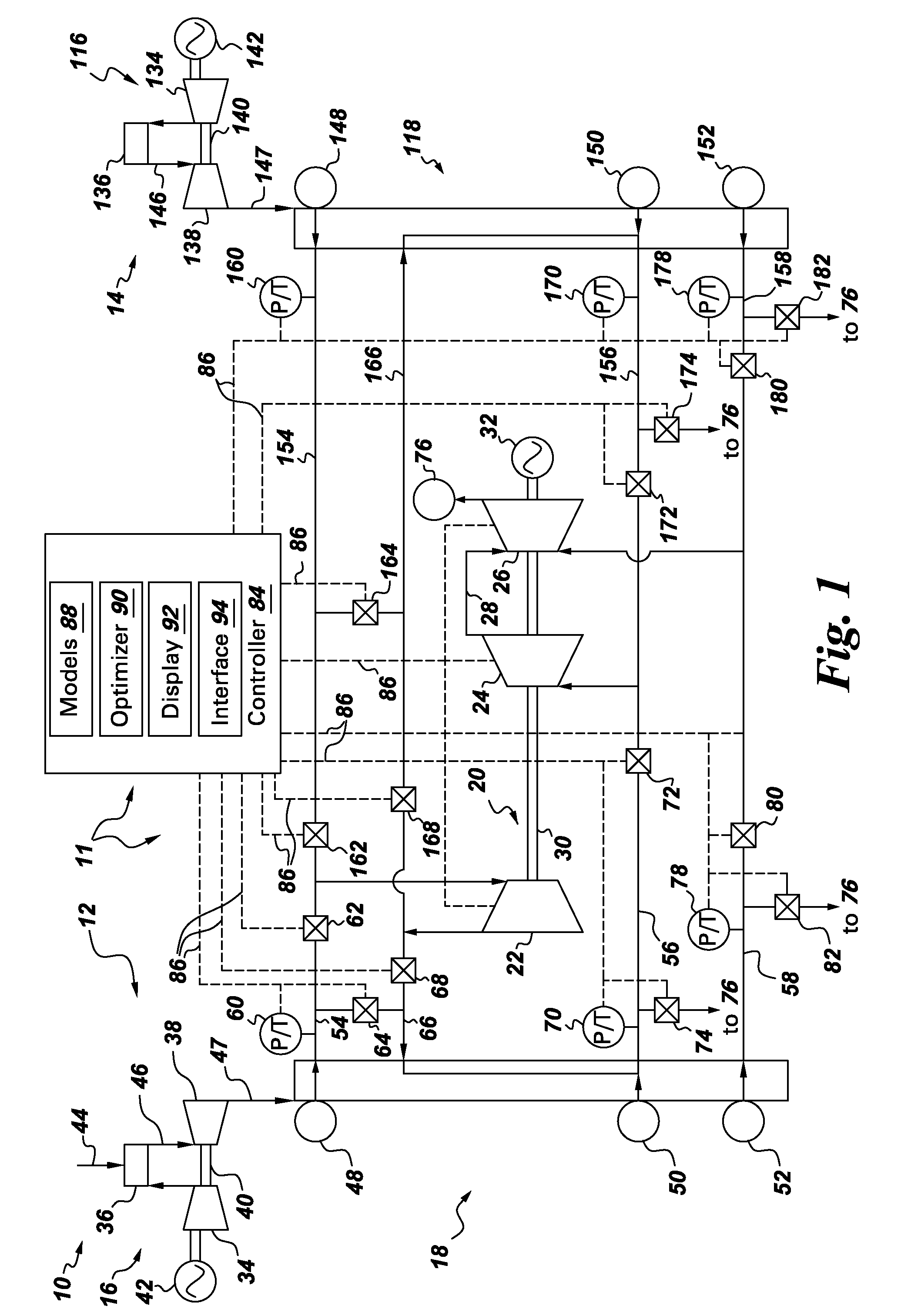 Control of combined cycle power generation system