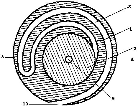 End part anti-loosening self-locking rope sleeve for electric hoist steel wire rope