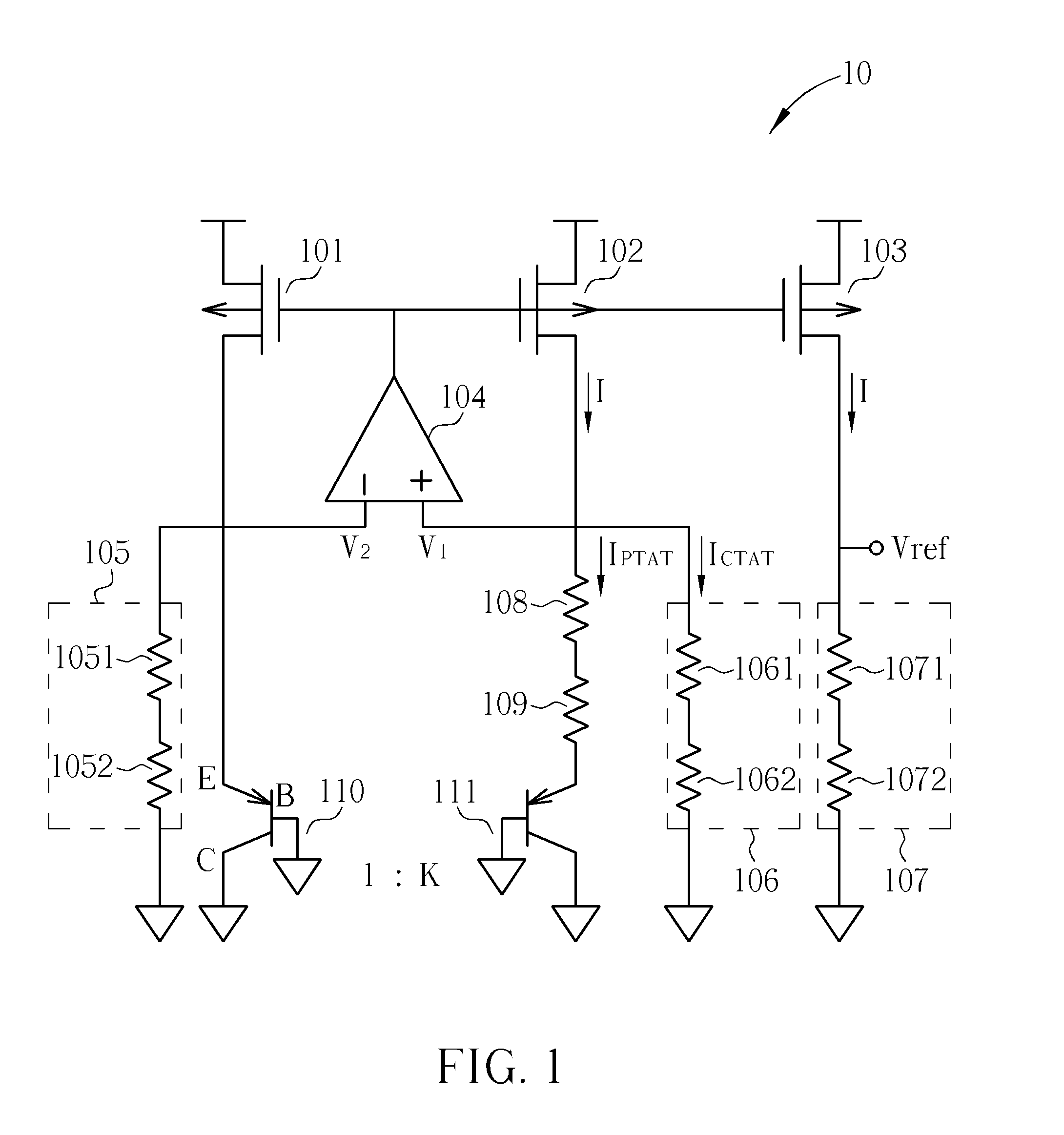 Zero-temperature-coefficient voltage or current generator