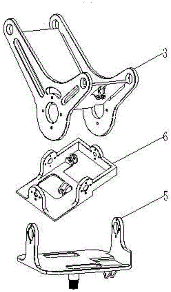 Three degree-freedom ankle rehabilitation training apparatus