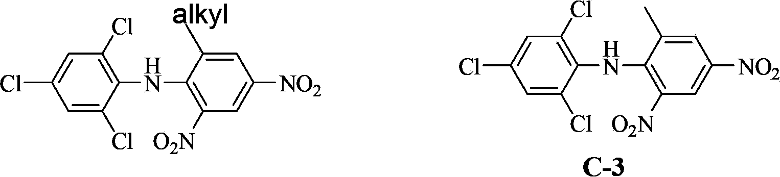 Substituted diphenylamine compounds and application thereof