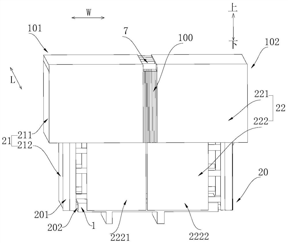 Vehicle container and vehicle