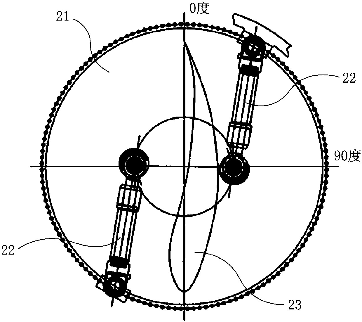 Hydrostatic pressure variable pitch system and control method thereof