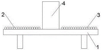 Novel circuit board punching equipment