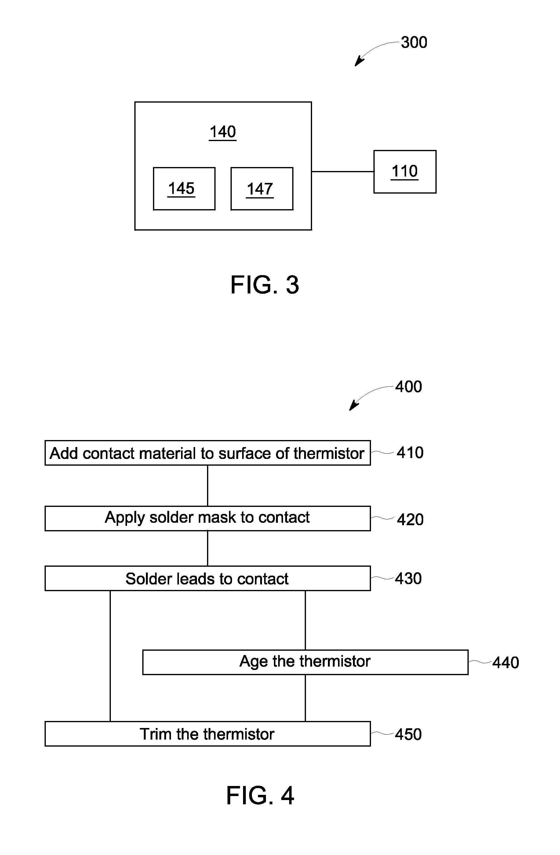 Thermistor and method of constructing a thermistor