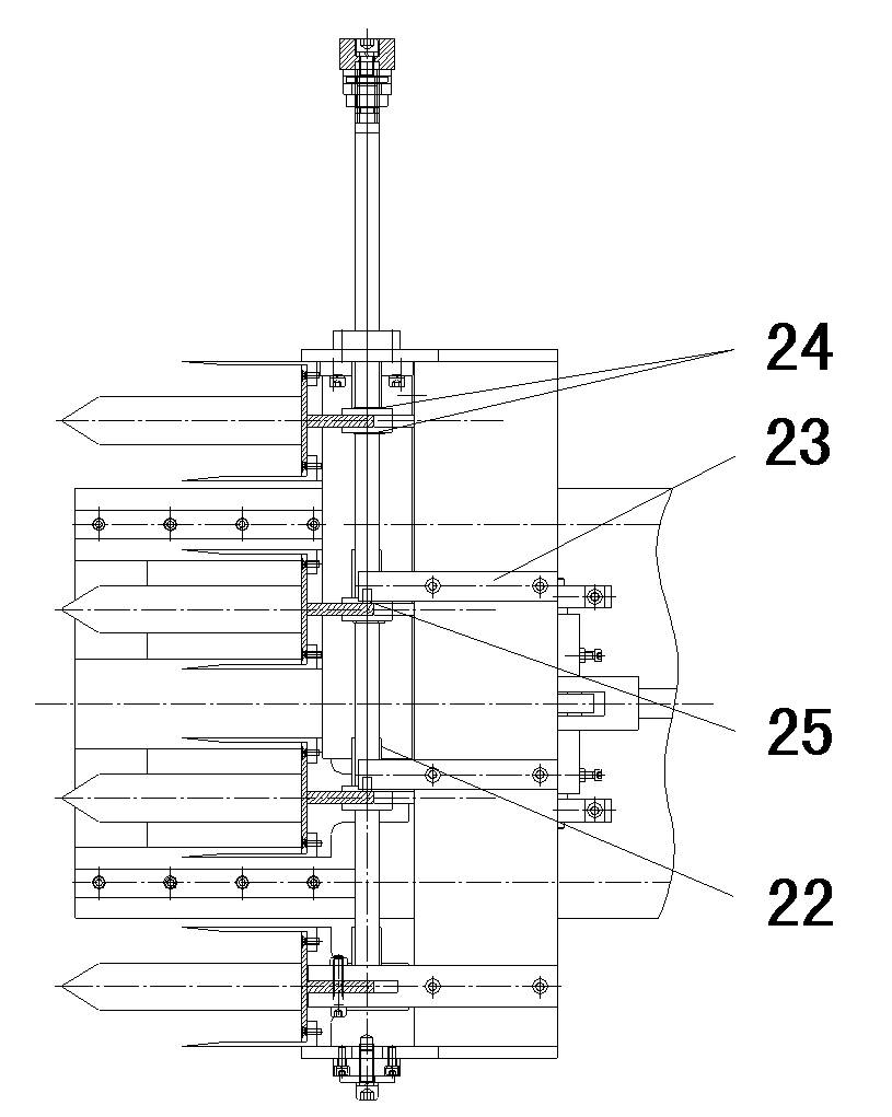 Gypsum wall brick turnover machine