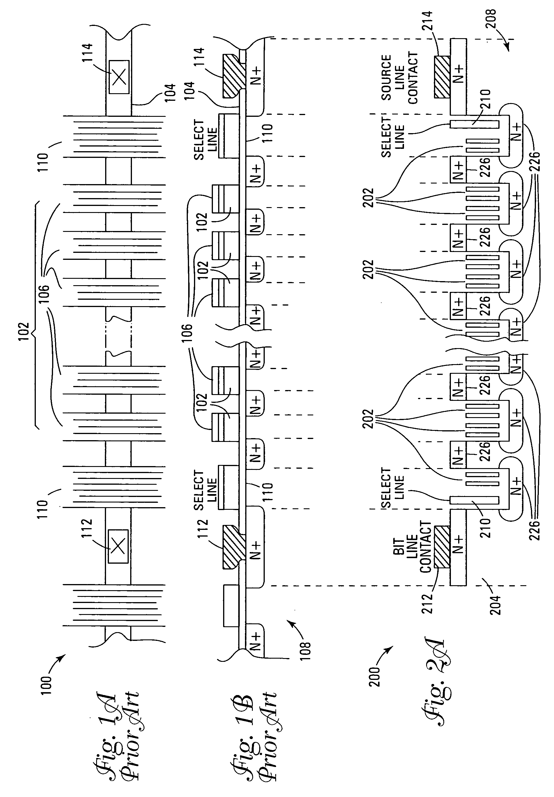 Vertical NAND flash memory array