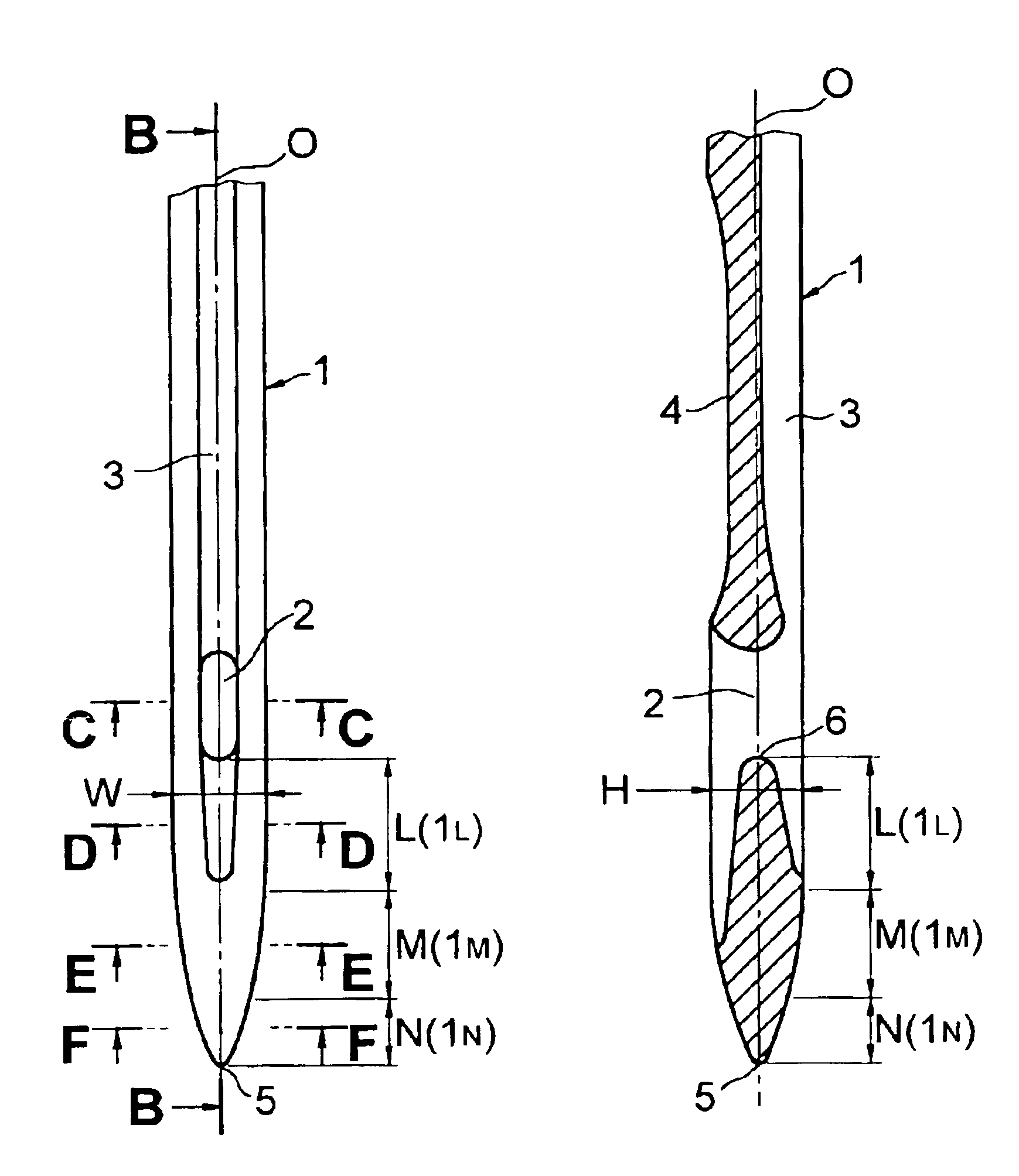 Sewing machine needle