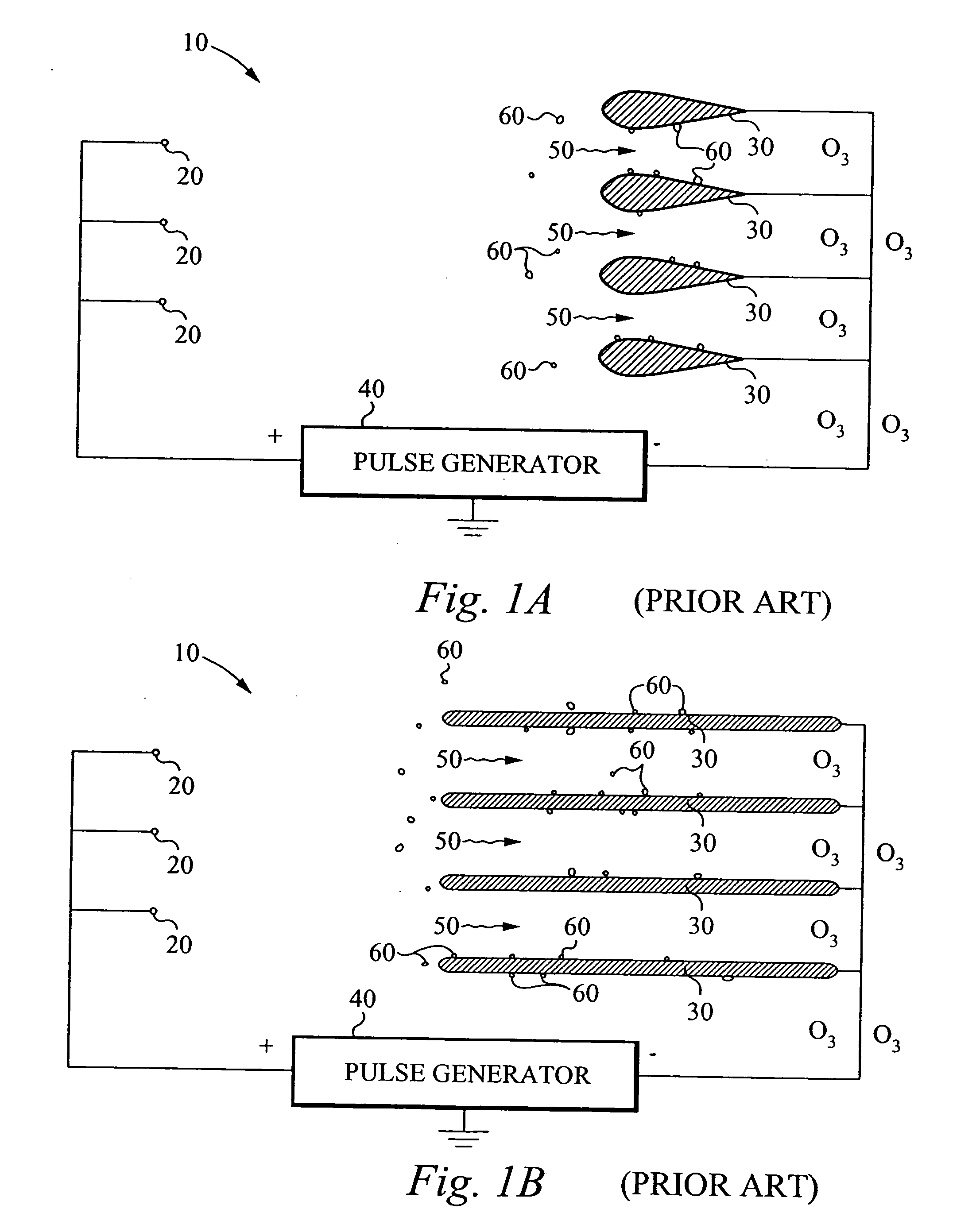 Air conditioner device with 3/2 configuration and individually removable driver electrodes