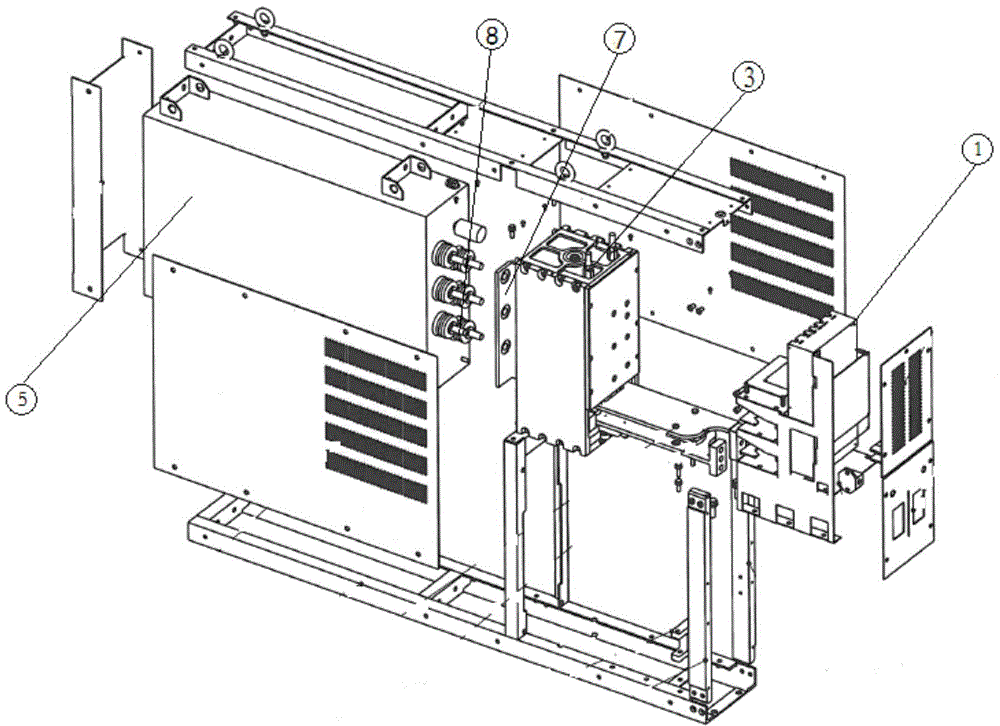 DC power supply for iegt power modules