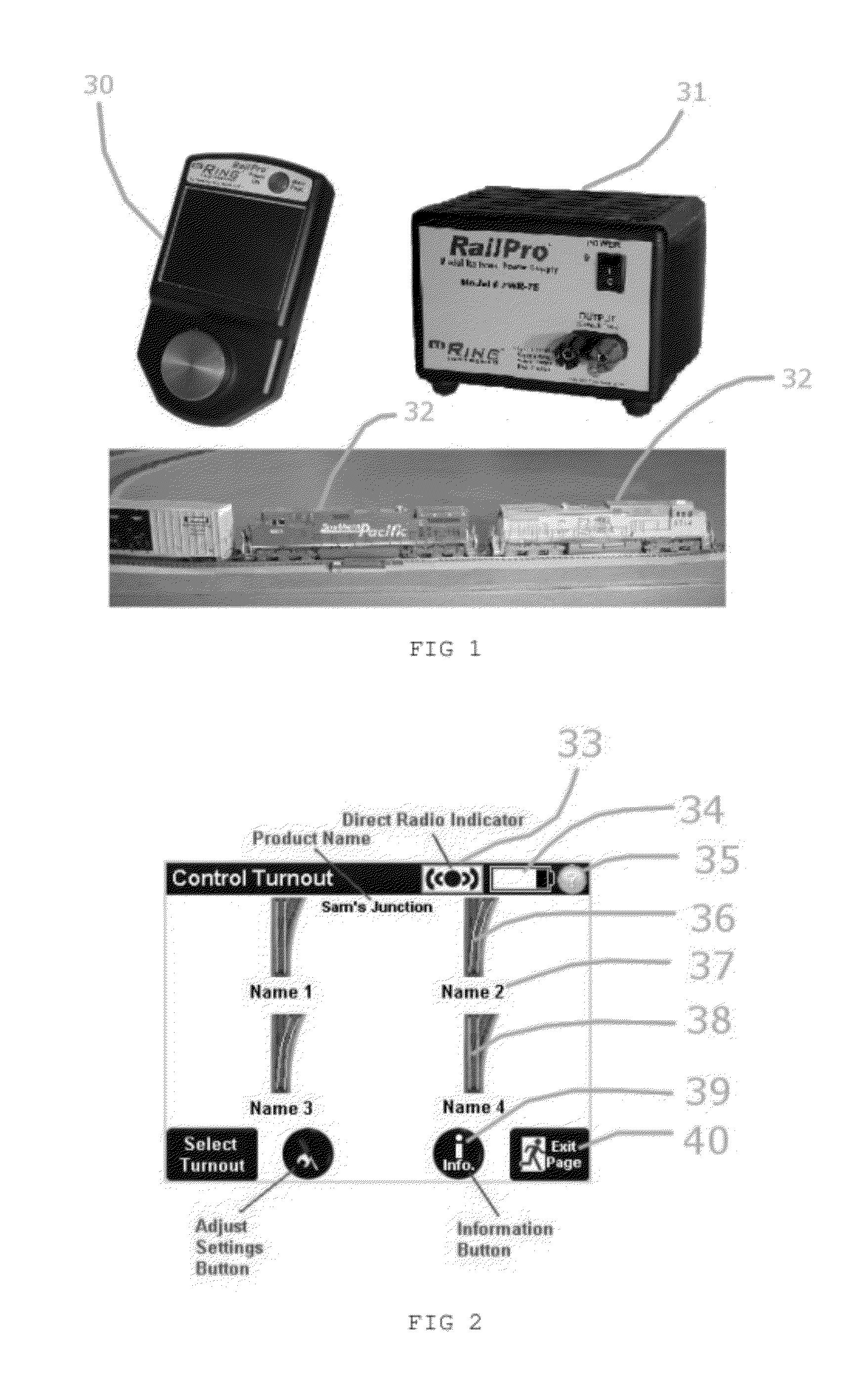 Control system for simplifying control of a model railroad