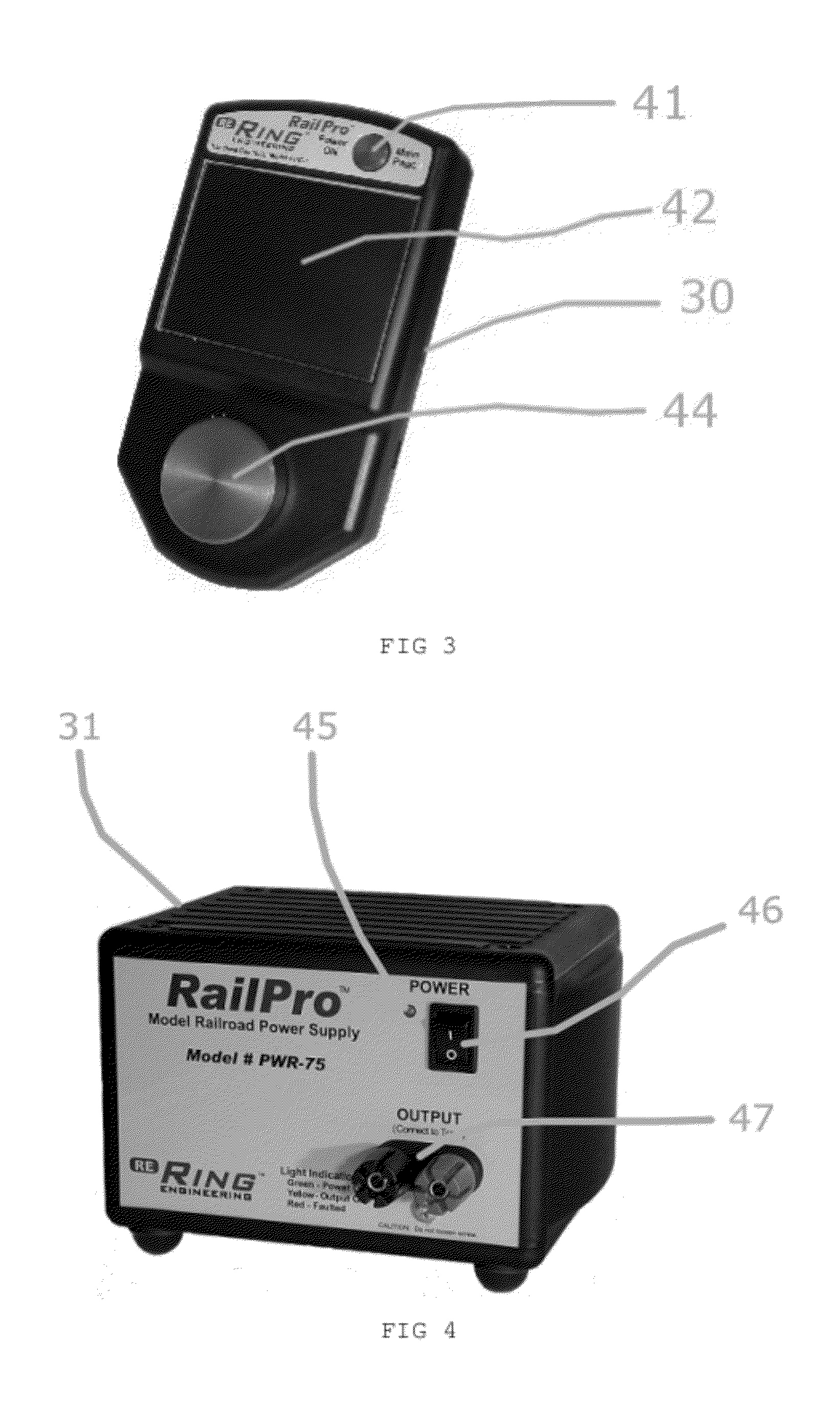 Control system for simplifying control of a model railroad