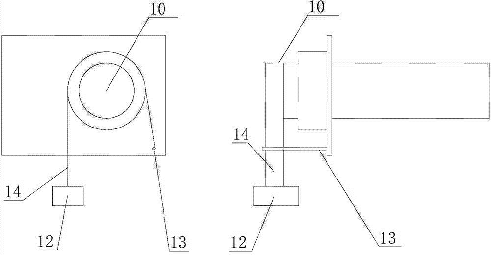 Surface modification processing device for poly(p-phenylene benzobisoxazole) fiber and use method of surface modification processing device