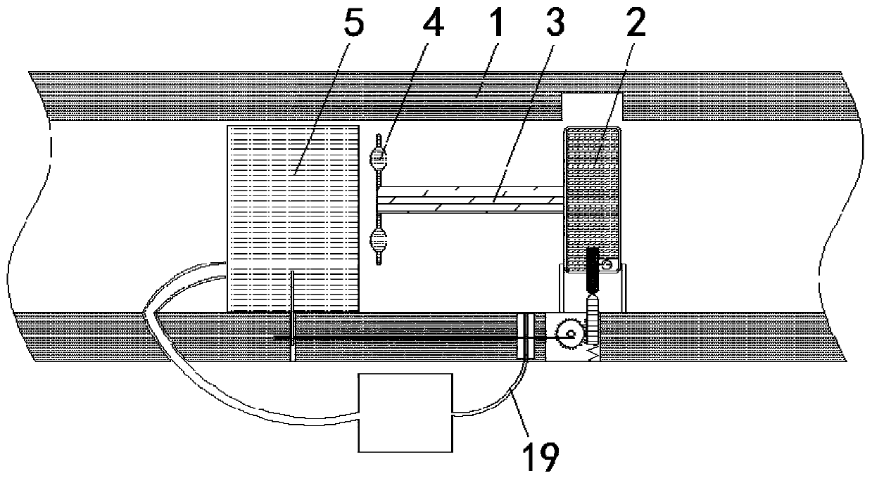 Power station boiler pulverized coal transport pipe capable of detecting and removing large-particle pulverized coal