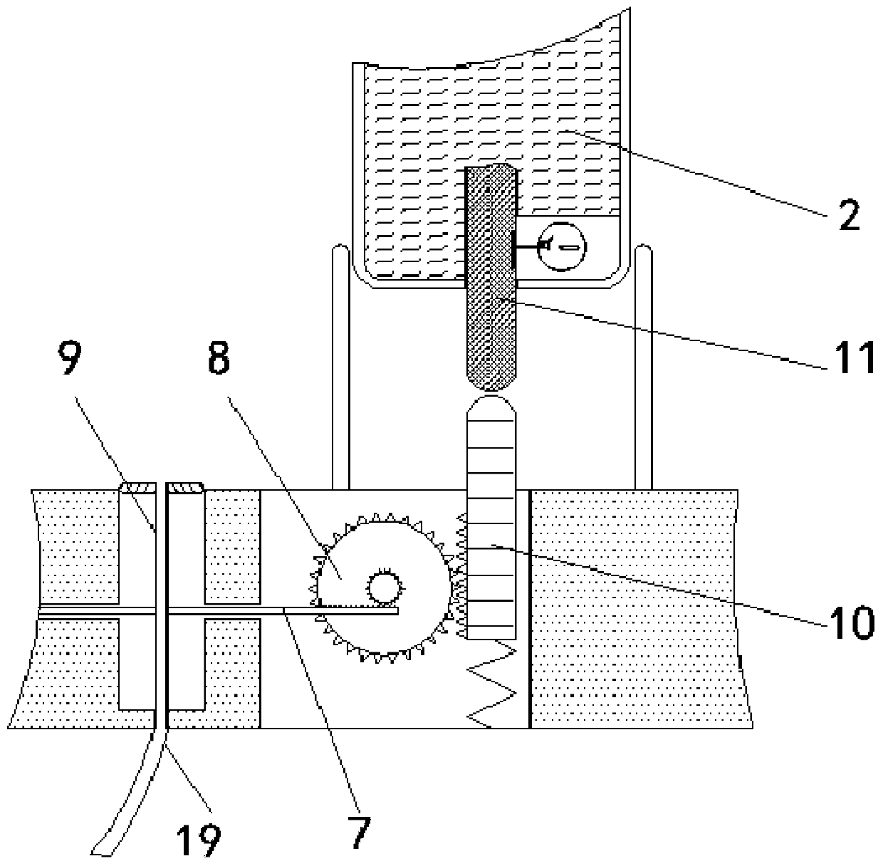 Power station boiler pulverized coal transport pipe capable of detecting and removing large-particle pulverized coal