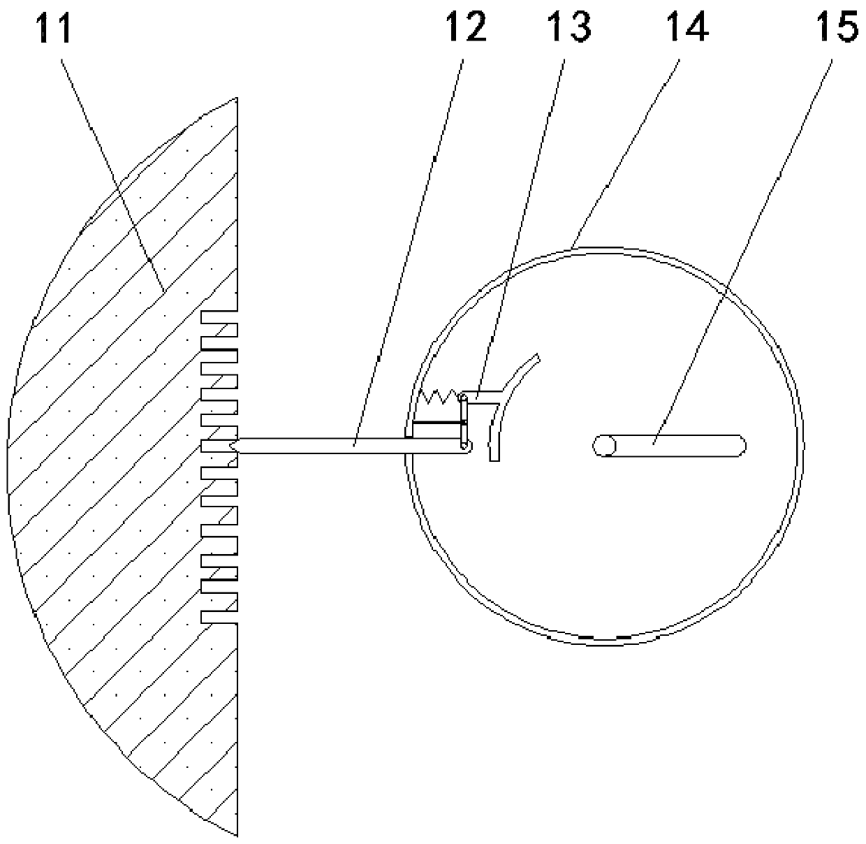 Power station boiler pulverized coal transport pipe capable of detecting and removing large-particle pulverized coal