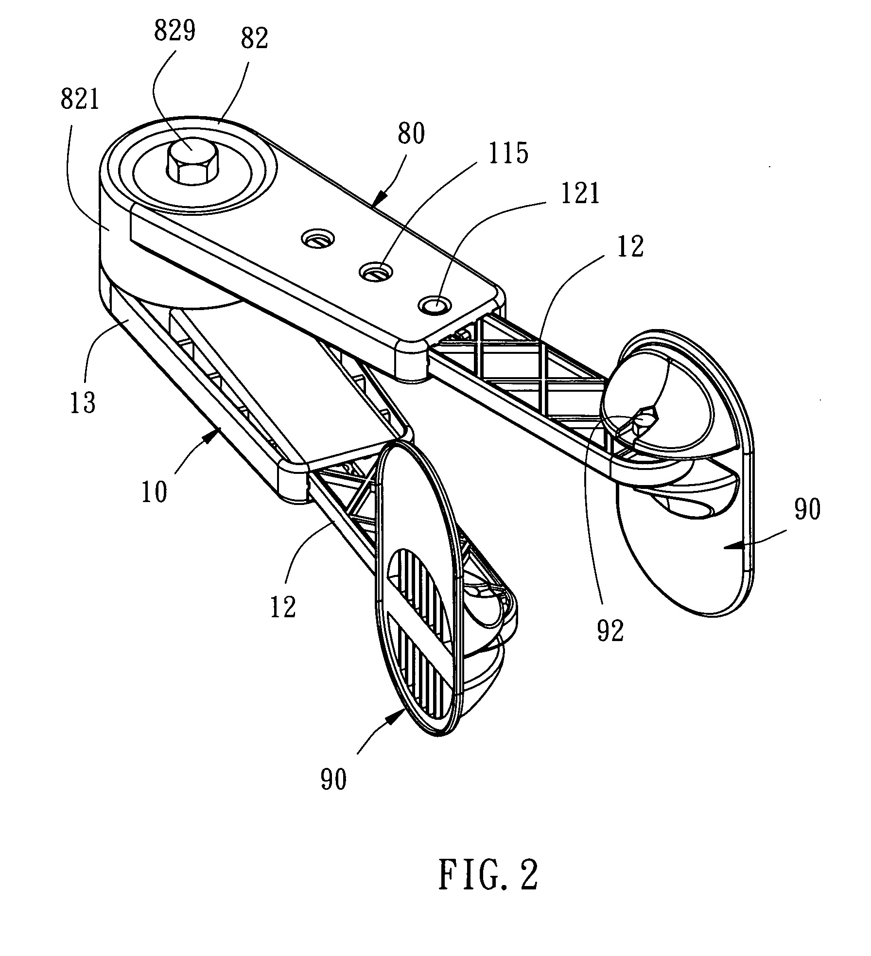 Adjustable scissors-action exerciser