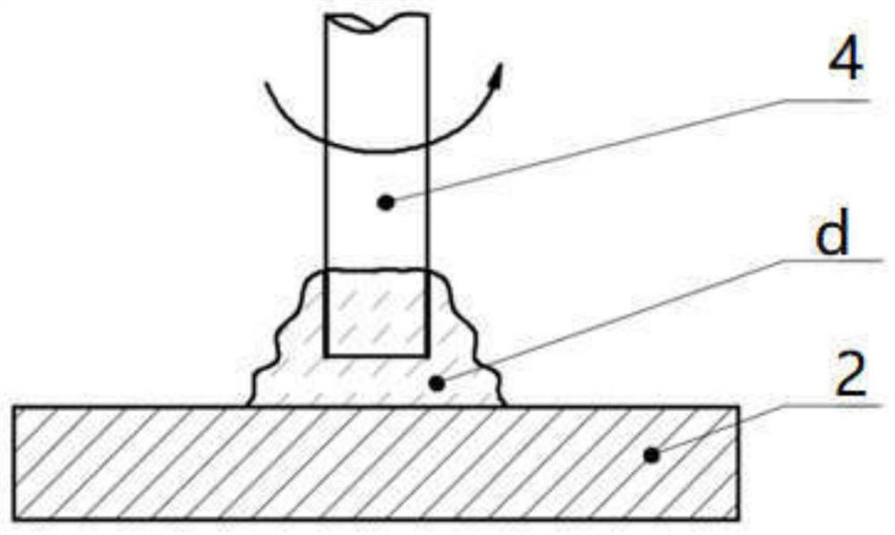 Field-domain-concentrated direct-writing type micro-electrochemical machining method and field-domain-concentrated direct-writing type micro-electrochemical machining device