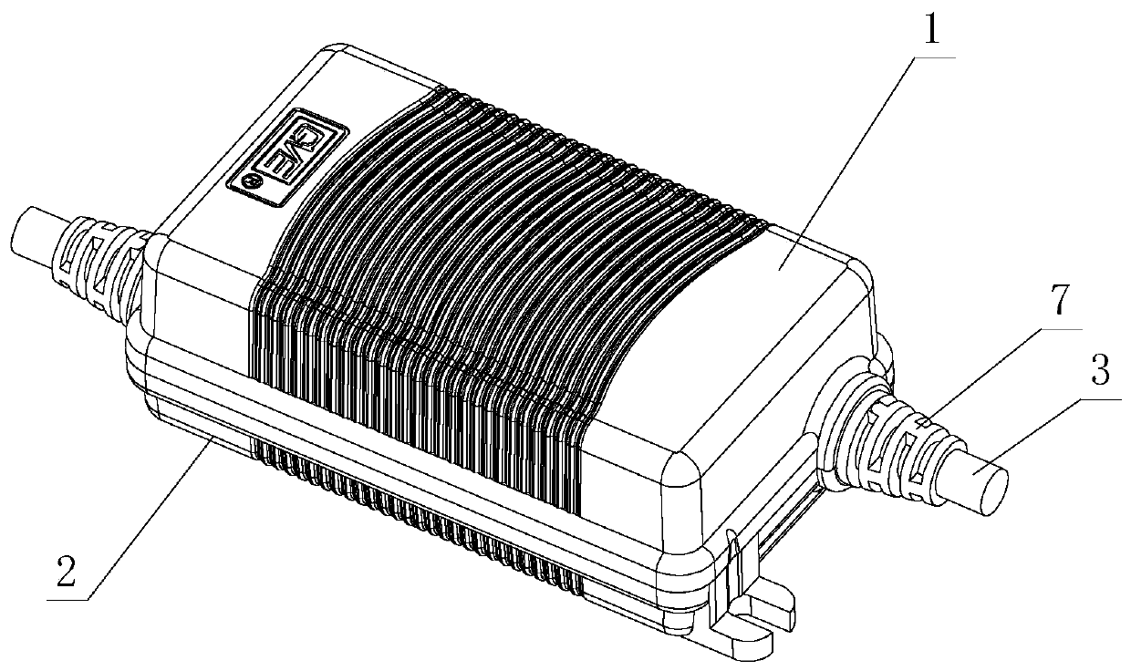 Power supply shell waterproof device