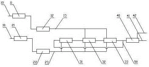 Method for preparing natural gas from yellow phosphorus tail gas and production device using the method