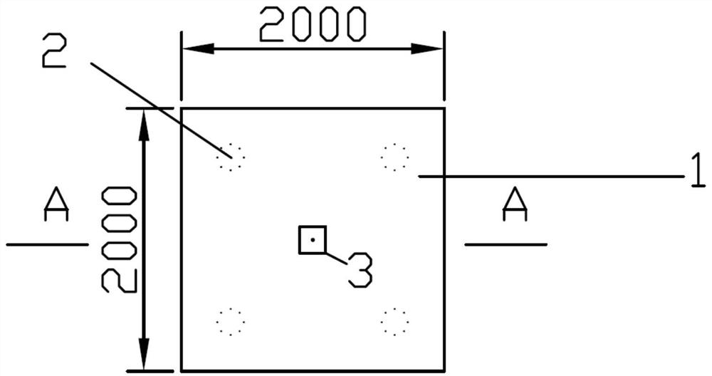 Construction method of fixed measurement control points for hydraulic reclamation site